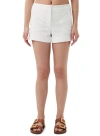 Trina Turk Corbin 2 Textured Cotton Short In Whitewash