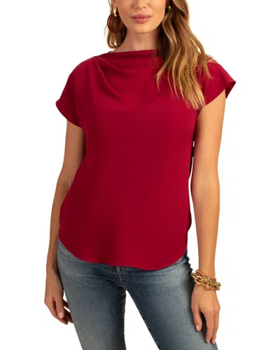 Trina Turk Dahlia Top In Red