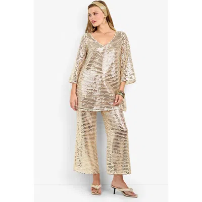 Trina Turk Dariya Pant In Gray