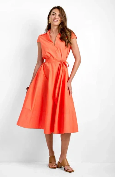 Trina Turk Delfina Dress In Orange