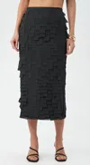 Trina Turk Dita Skirt In Black In Black