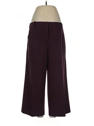 Pre-owned Trina Turk Dress Pants In Burgundy