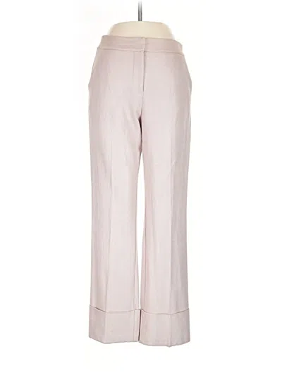 Pre-owned Trina Turk Dress Pants In White
