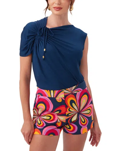 Trina Turk Edgewater Top In Blue
