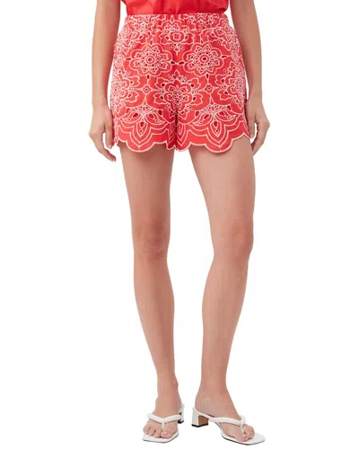 Trina Turk Elani Short In Red