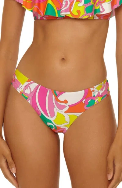 Trina Turk Elara Side Tab Hipster Bikini Bottoms In Multi