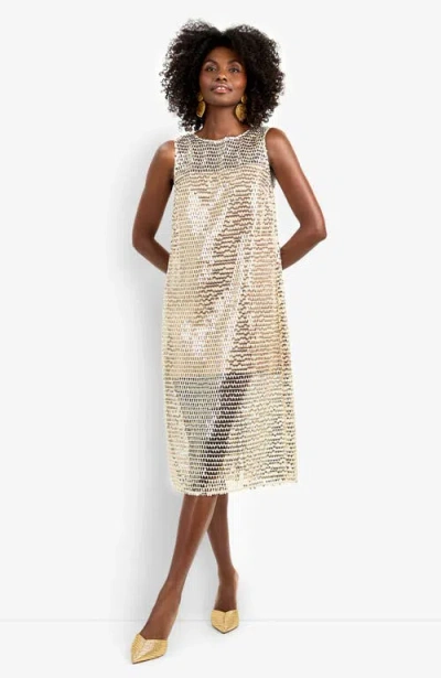 Trina Turk Eleanor Dress In Metallic