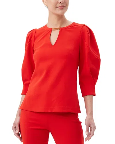 Trina Turk Emiko Top In Red