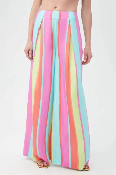 Trina Turk Enzo Wide Leg Pants In Multi
