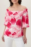 Trina Turk Equinox 2 Off The Shoulder Top In Flower Child
