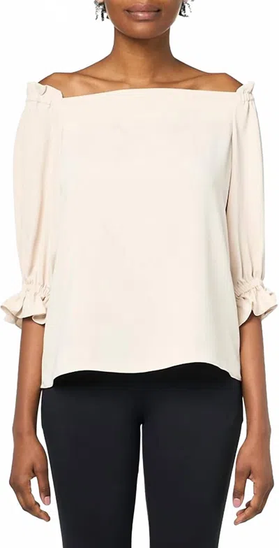 Trina Turk Equinox Top In Ecru In Neutral