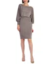 Trina Turk Europa Midi Dress In Gray