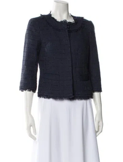 Pre-owned Trina Turk Evening Jacket In Blue