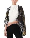 Trina Turk Exquisite Silk-blend Jacket In Black