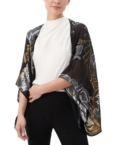 Trina Turk Exquisite Silk-blend Jacket In Black