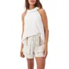 Trina Turk Eze Halter Top In White