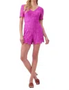 Trina Turk Faraglioni Romper In Violetta In Multi