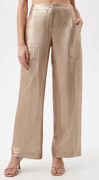 Trina Turk Fatima Linen-blend Pant In Neutral