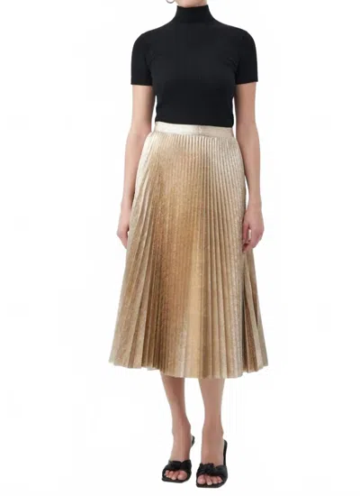 Trina Turk Faye Skirt In Gold