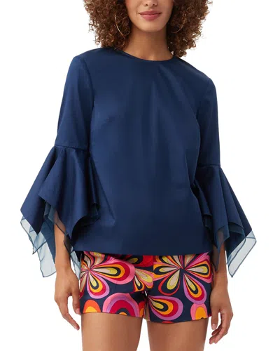Trina Turk Fontainebleau Top In Blue