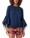 Trina Turk Fontainebleau Top In Blue