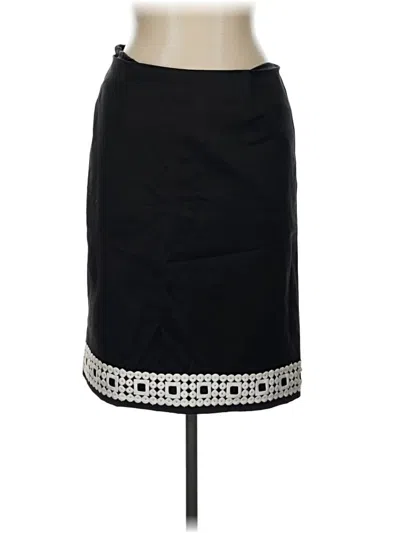 Pre-owned Trina Turk Formal Skirt In Black