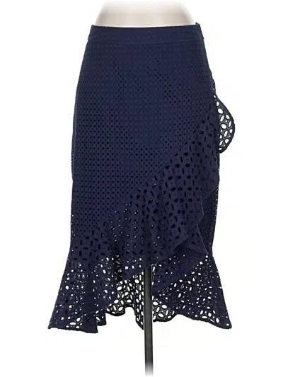 Pre-owned Trina Turk Formal Skirt In Blue