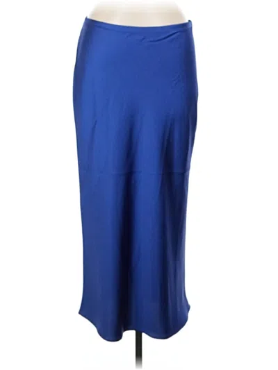 Pre-owned Trina Turk Formal Skirt In Blue