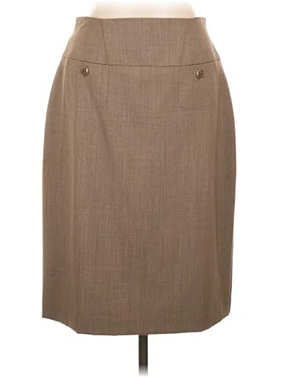 Pre-owned Trina Turk Formal Skirt In Brown