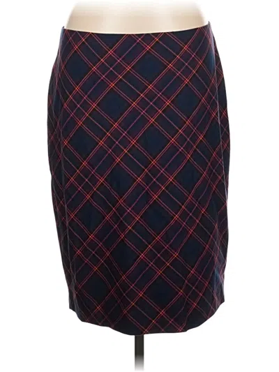 Pre-owned Trina Turk Formal Skirt In Burgundy