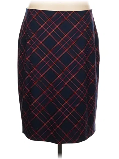 Pre-owned Trina Turk Formal Skirt In Burgundy