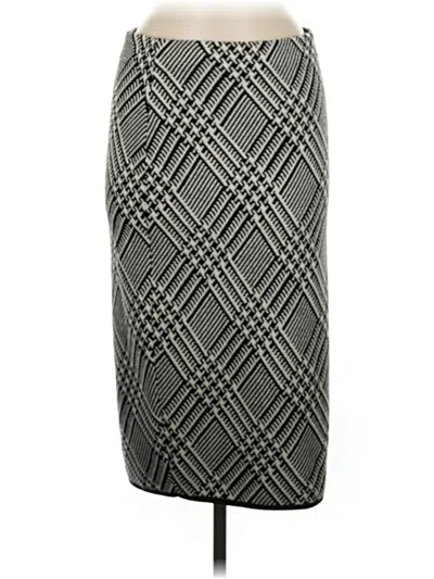 Pre-owned Trina Turk Formal Skirt In Gray