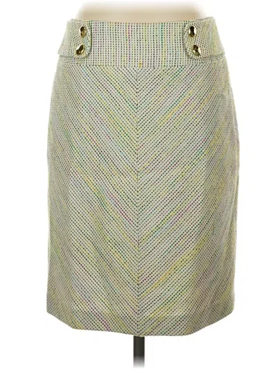 Pre-owned Trina Turk Formal Skirt In Green