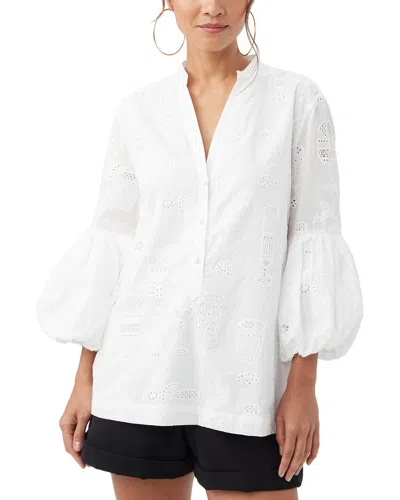 Trina Turk Freshwater Top In White