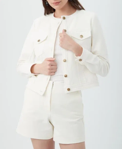 Trina Turk Gail Jacket In Whitewash