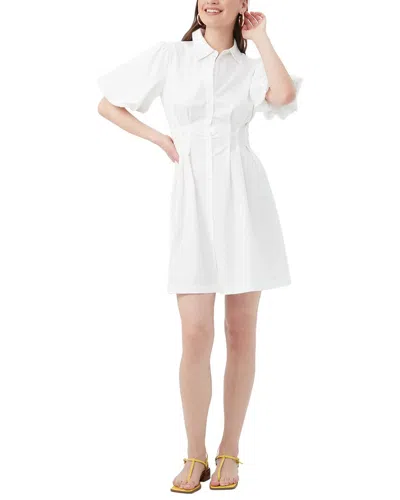 Trina Turk Galine Mini Dress In White