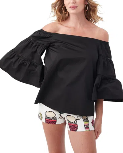Trina Turk Garnish Top In Black