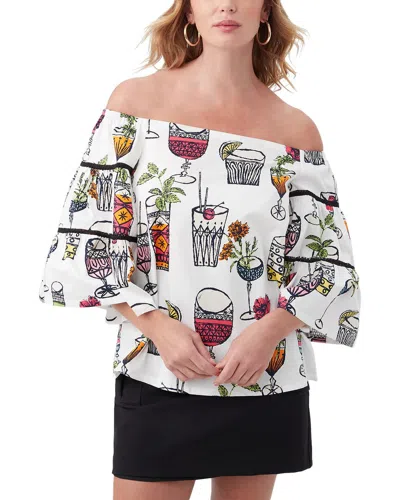 Trina Turk Garnish Top In Multi