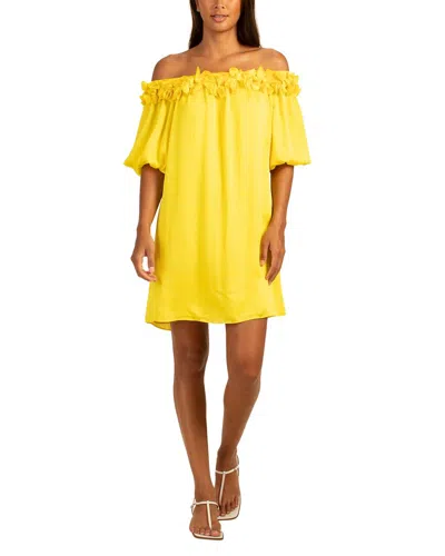 Trina Turk Women's Gateway Off-the-shouler Minidress In Yellow