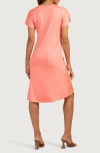 TRINA TURK TRINA TURK GEM RUCHED HIGH/LOW DRESS