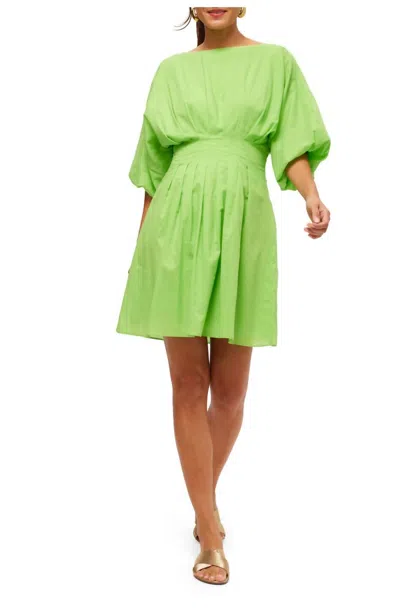 TRINA TURK GIAN 2 DRESS IN SERENE GREEN