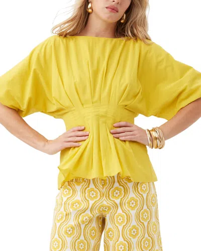 Trina Turk Gian 2 Top In Yellow