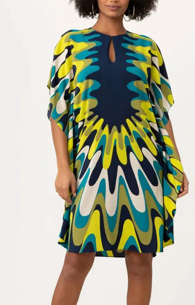 Trina Turk Global 2 Dress In Ink In Blue