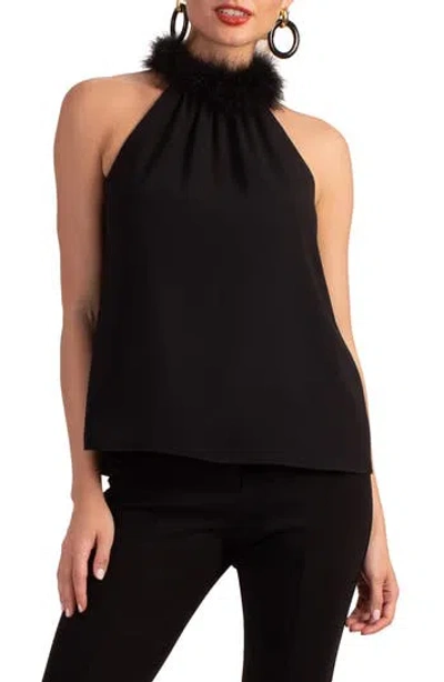 Trina Turk Grand Top In Black