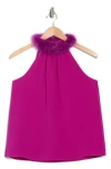 Trina Turk Grand Top In Festive Fuchsia