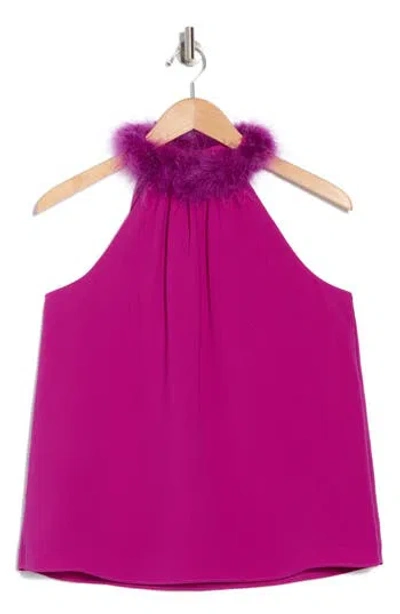 Trina Turk Grand Top In Festive Fuchsia