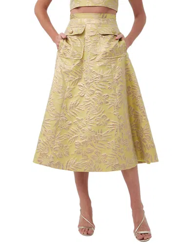 Trina Turk Guinevere Skirt In Green