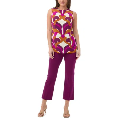 Trina Turk Haruto Printed Sleeveless Top In Multi