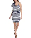 Trina Turk Heated Midi Dress In Blue