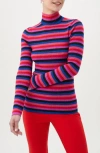 Trina Turk Hempstead Sweater In Pink Multi